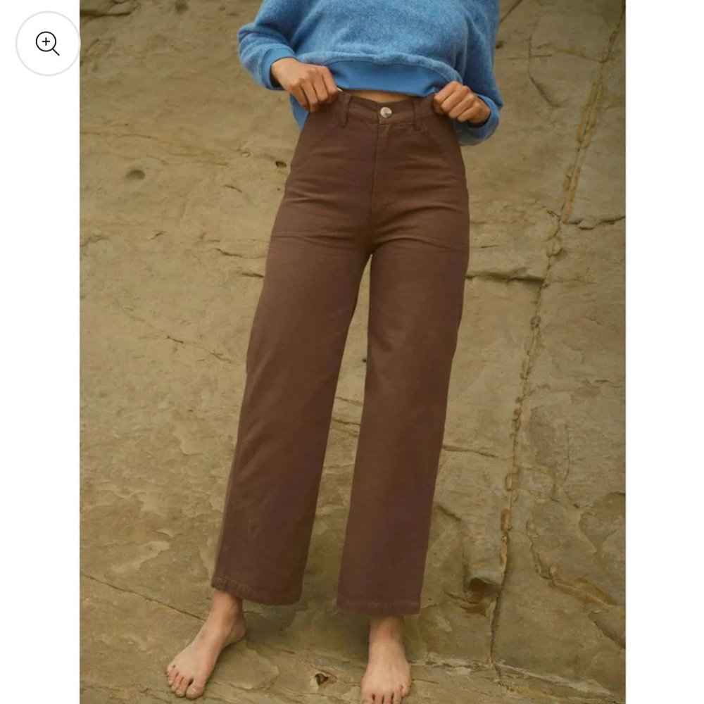 *Rare* EUC Mollusk Women's Painter Pants Chocolate Brown Medium